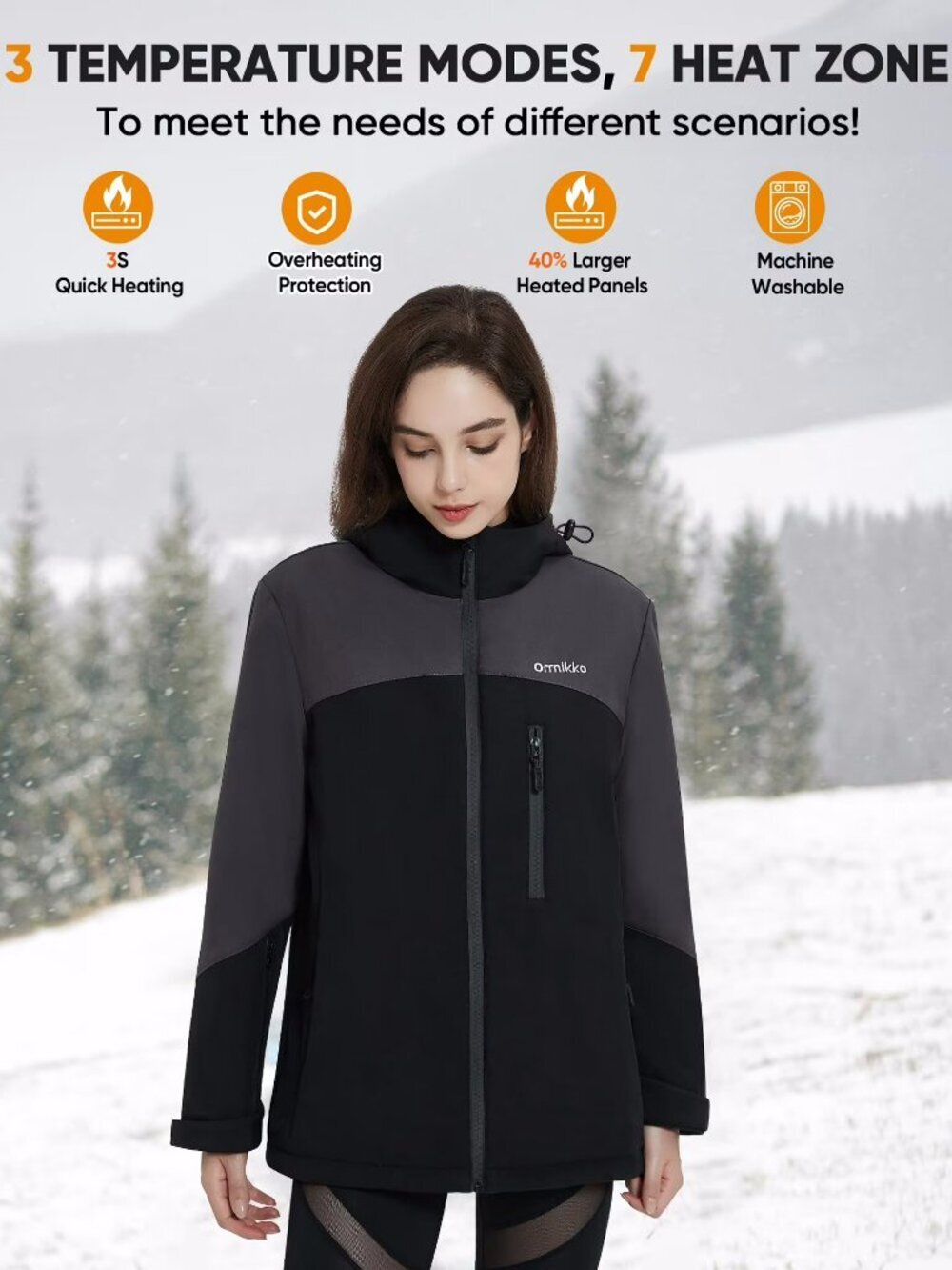 NWT New Orrnikko Heated Jacket With Battery Pack Size S